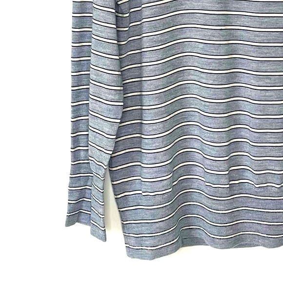 J.Crew Merino Wool Striped Crew Neck Sweater - Picture 4 of 6